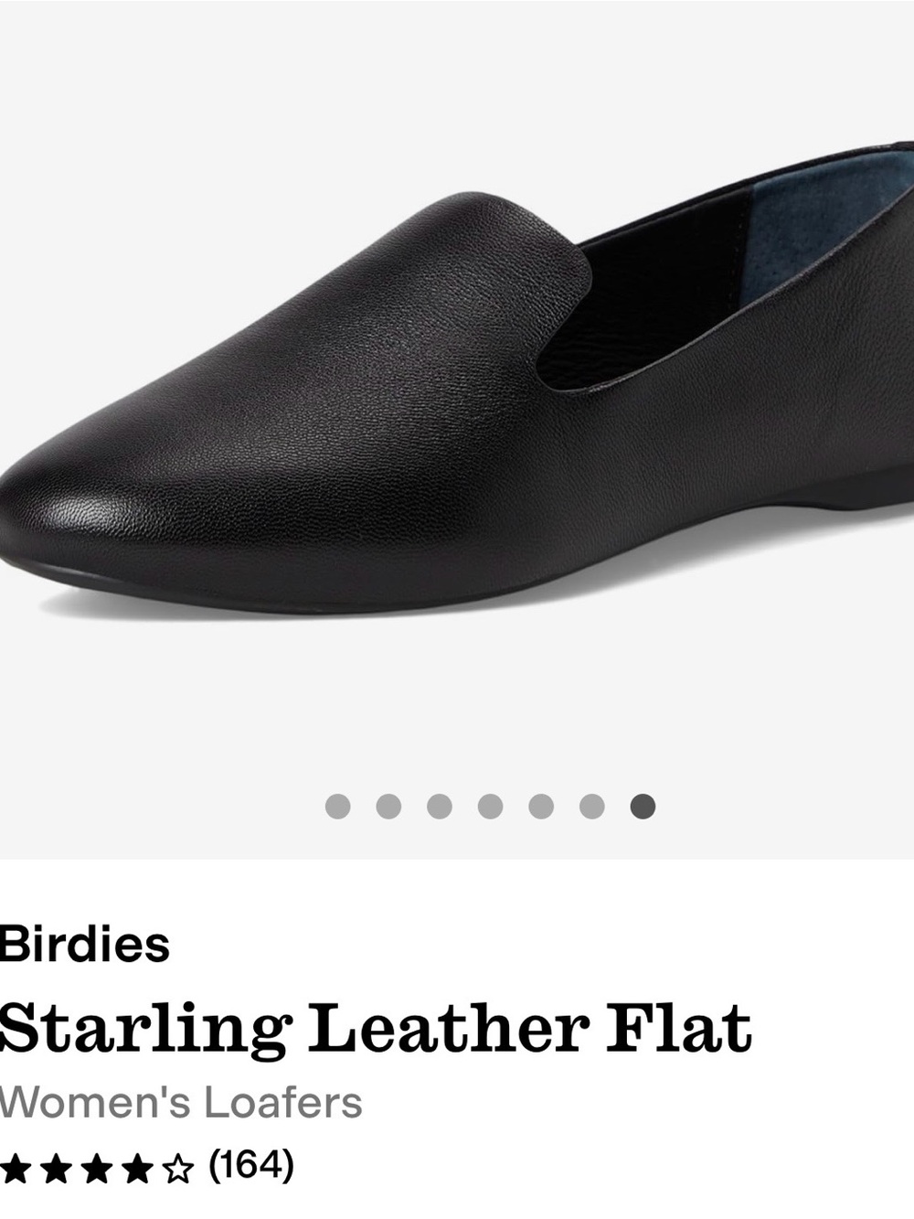 Birdies Black Starling Leather Slip-On Loafer